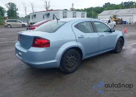 2013 Dodge Avenger Se z USA, uszkodzony, nr VIN 1C3CDZAG4DN749429